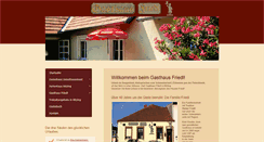 Desktop Screenshot of gasthaus-friedl.at